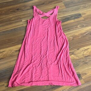 Women's Pink Sleeveless Dress